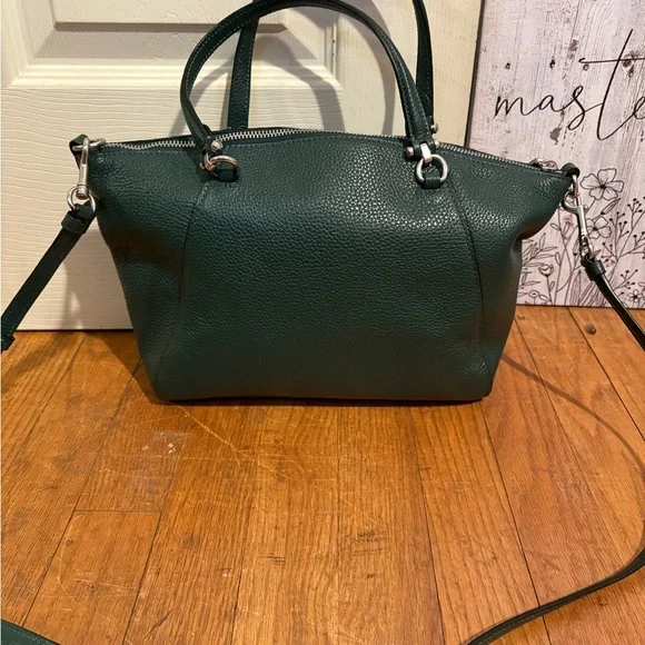 Coach Green Leather Purse - Picture 4 of 11